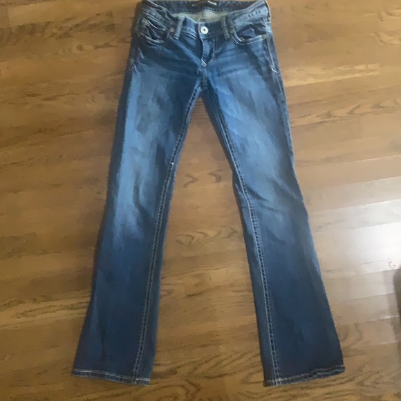 Express Stella Low Rise Boot Cut Jeans - Picture 2 of 5